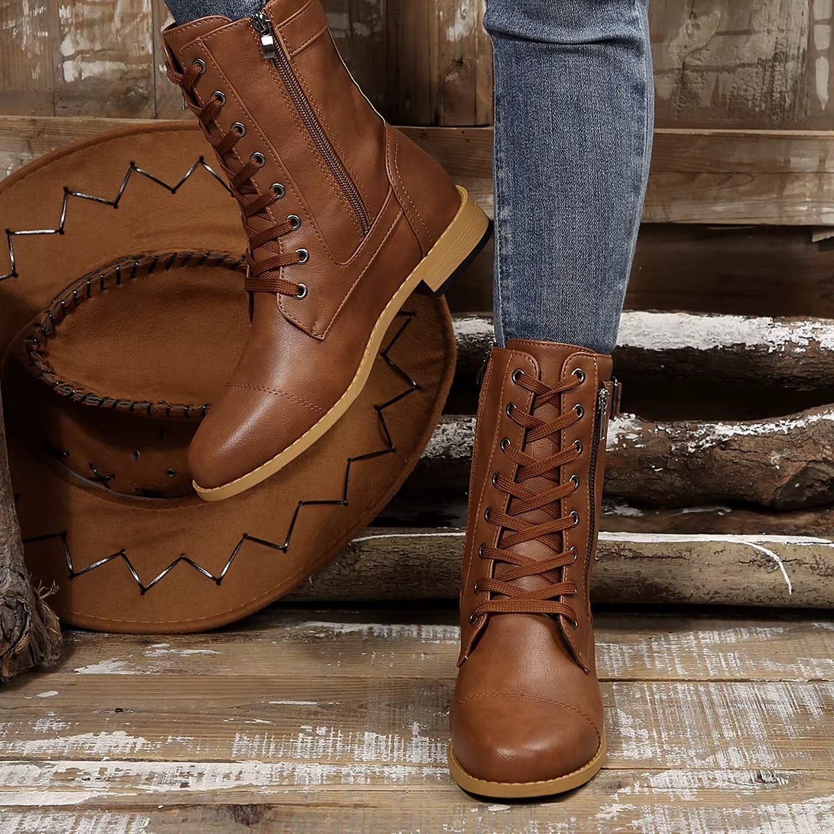 Bottines à Lacets Qimala