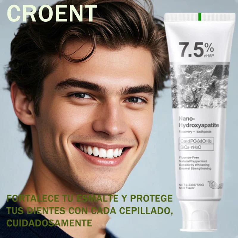 🦷【Regenerierende Zahnpasta zur Zahnaufhellung】7,5 % Nano-Hydroxylapatit | Entfernt Flecken und hellt die Zähne innerhalb von 7 Tagen auf, während der Zahnschmelz repariert und Pigmente adsorbiert werden, ohne die Zähne zu schädigen.